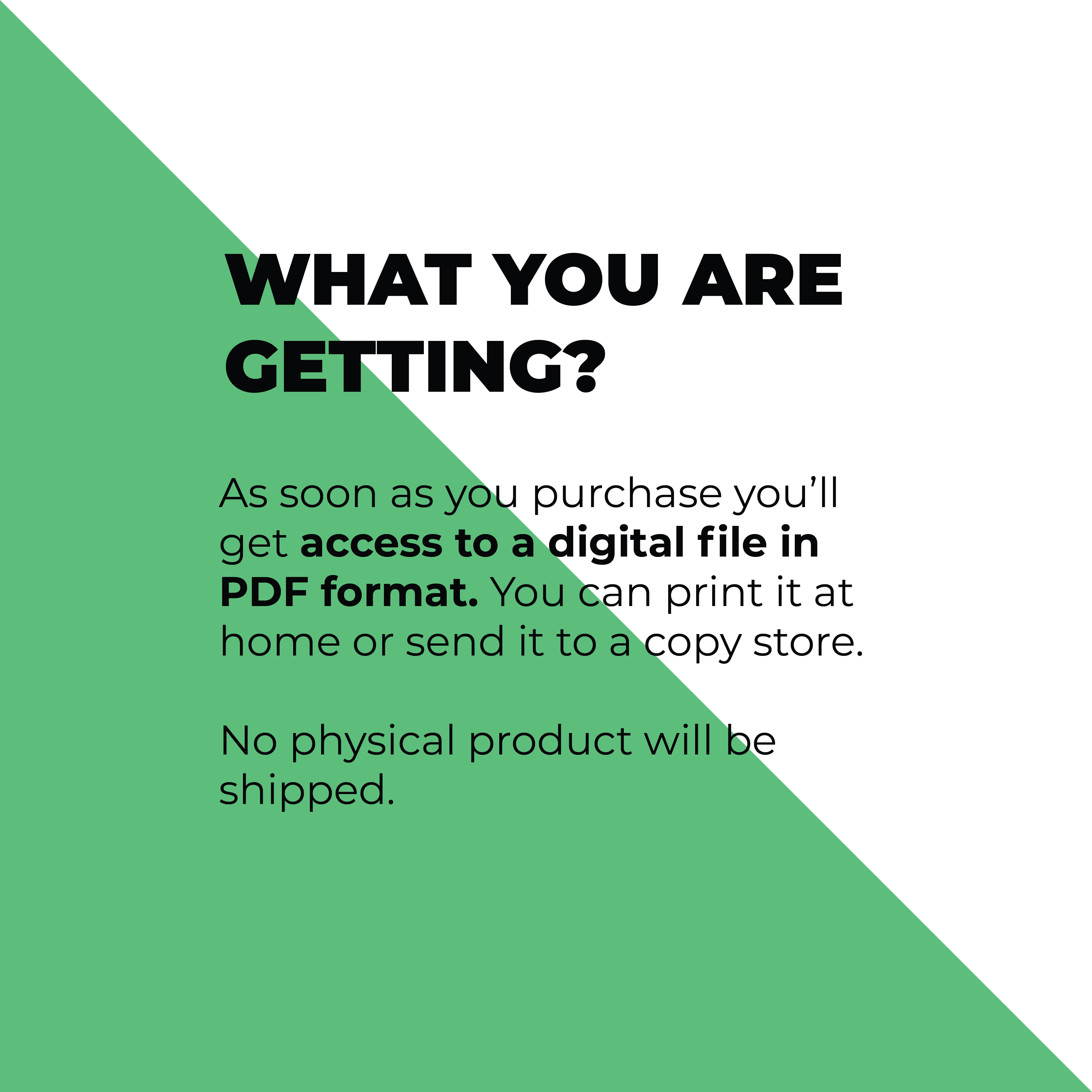 Goal Setting Bingo Printable | Blank | PDF Instant Download