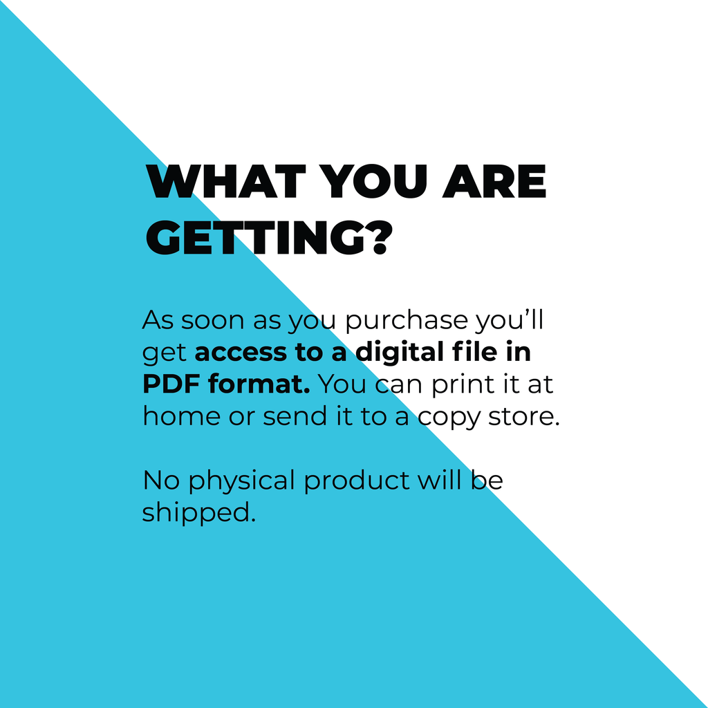 Goal Setting Bingo Printable | Pre-Filled | PDF Instant Download