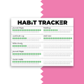 Habit Tracker Printable | Blank | PDF Instant Download